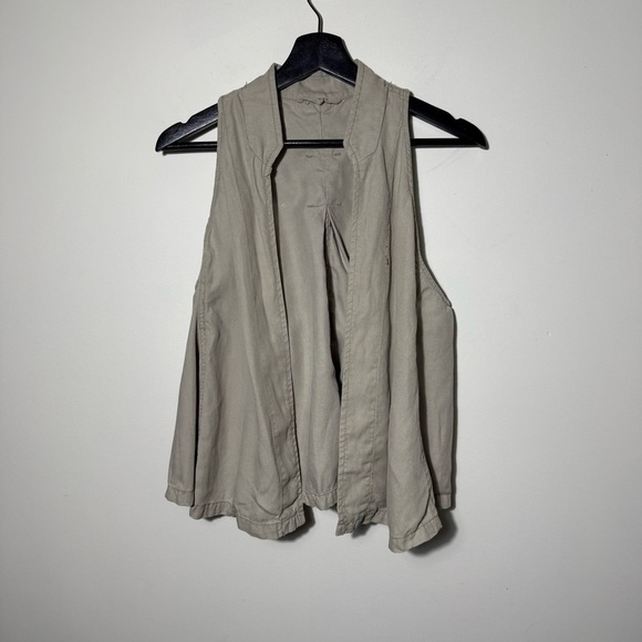Free People linen blend vest size Small - Picture 1 of 9
